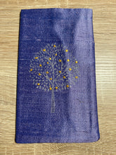 Load image into Gallery viewer, Tree of Life Design Glasses Case in various colours Hand Printed Silk