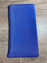 Load image into Gallery viewer, Sheep Design Glasses Case  in blue or green Hand Painted Silk