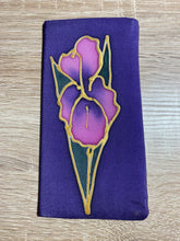 Load image into Gallery viewer, Iris Design Glasses Hand painted Silk