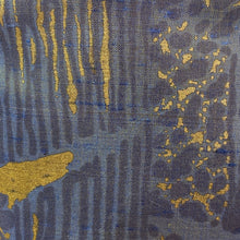 Load image into Gallery viewer, Vintage Silk Fabric Cosmetics Purse in Lilac Grey and Gold