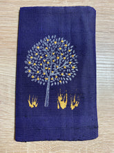 Load image into Gallery viewer, Tree of Life Design Glasses Case in various colours Hand Printed Silk
