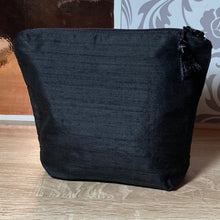 Load image into Gallery viewer, Paisley Design Cosmetics Purse : Hand Printed Silk