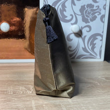 Load image into Gallery viewer, Paisley Design Cosmetics Purse : Hand Printed Silk