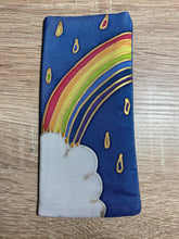 Load image into Gallery viewer, Rainbow Design Glasses Case Hand Painted Silk