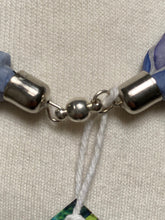 Load image into Gallery viewer, Silk Necklace in Grey : Hand Dyed by Designer Silk