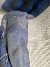 Load image into Gallery viewer, Silk Necklace in Grey : Hand Dyed by Designer Silk
