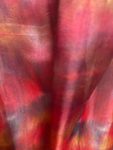Load image into Gallery viewer, Hand Dyed Long Silk Scarf in Rainbow Shades