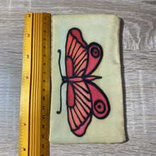 Load image into Gallery viewer, Butterfly Design Glasses Hand painted Silk