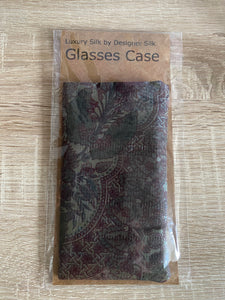 Vintage Silk Fabric Glasses Case