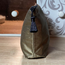 Load image into Gallery viewer, Lotus Flower Design Cosmetics Purse : Hand Printed Silk