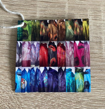 Load image into Gallery viewer, Poppies Design Cosmetics Purse in Charcoal Grey and Red : Hand Painted Silk