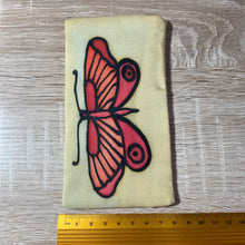 Load image into Gallery viewer, Butterfly Design Glasses Hand painted Silk