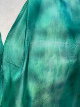 Load image into Gallery viewer, Hand Dyed Silk Neck Scarf in Soft Greens
