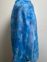 Load image into Gallery viewer, Hand Dyed Long Silk Scarf in Cool Blues
