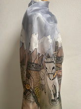 Load image into Gallery viewer, Leaving Stoke Design X Long Silk Scarf : Hand Painted Silk
