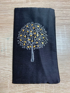 Tree of Life Design Glasses Case in various colours Hand Printed Silk