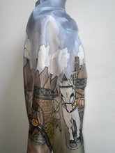 Load image into Gallery viewer, Leaving Stoke Design X Long Silk Scarf : Hand Painted Silk
