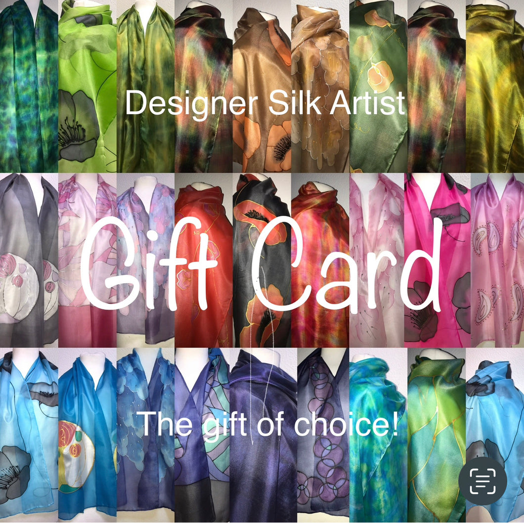 Designer Silk Artist Gift Card
