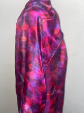 Load image into Gallery viewer, Hand Dyed Long Silk Scarf in Rich Berry Colours
