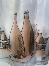 Load image into Gallery viewer, Potteries Design X Long Silk Scarf in Greys : Hand Painted Silk
