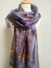Load image into Gallery viewer, Hand Dyed Long Silk in Rich Jewel Colours by Designer Silk Artist
