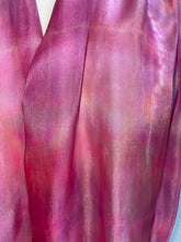 Load image into Gallery viewer, Hand Dyed Long Silk Scarf in Soft Pinks
