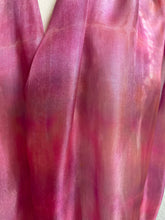 Load image into Gallery viewer, Hand Dyed Long Silk Scarf in Soft Pinks
