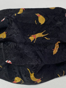 Cats Vintage Kimono Silk Face Covering/Mask