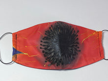 Load image into Gallery viewer, Poppy Design Hand Painted Silk Face Covering/Mask
