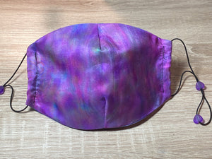 Hand Dyed Silk Face Covering/Mask
