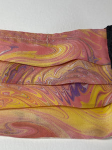 Sunshine Colours Marbled Silk Face Covering/Mask