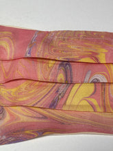 Load image into Gallery viewer, Sunshine Colours Marbled Silk Face Covering/Mask
